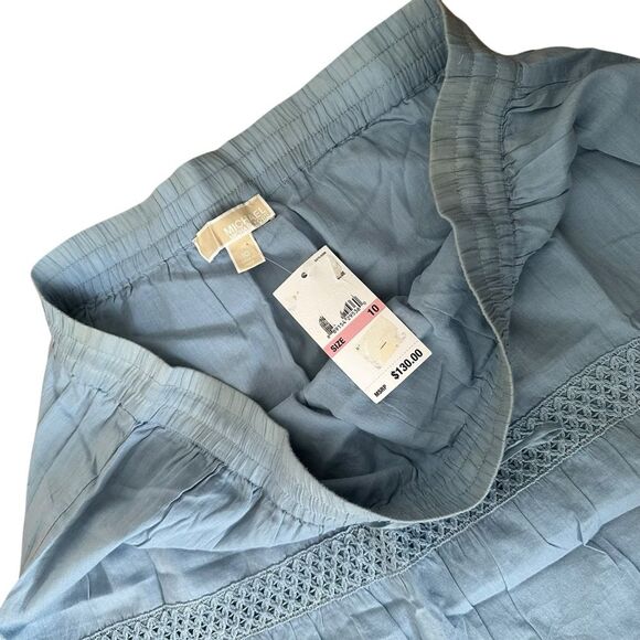 Michael Kors Women's Ombre Tiered Full Maxi Skirt - Blue, Size 10 - Picture 3 of 6